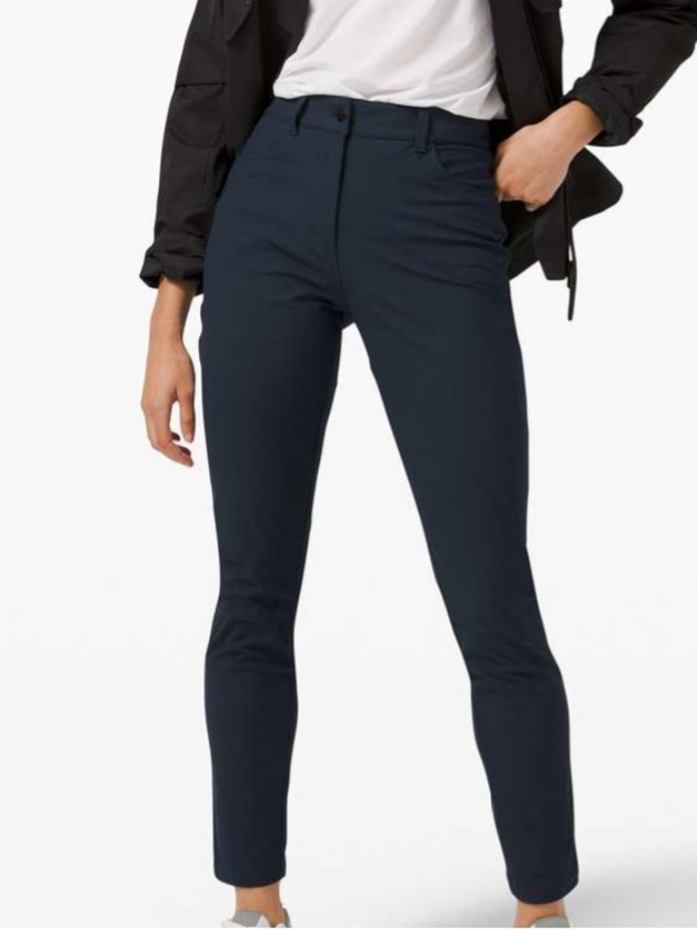 $128 Lululemon City Sleek 5 Pocket Pant 30"
True Navy